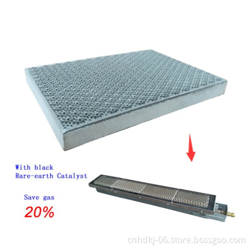 Honeycomb Ceramic Heating Tiles for Gas Infrared Burner with Catalytic